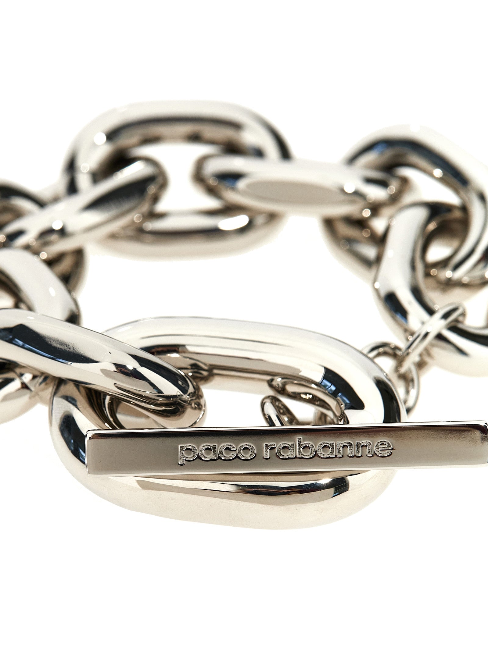 Paco Rabanne Silbernes Metallarmband