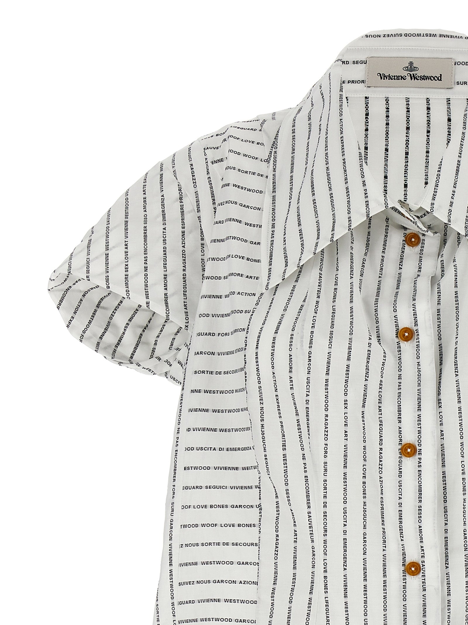 Vivienne Westwood Zweifarbige Baumwollbluse