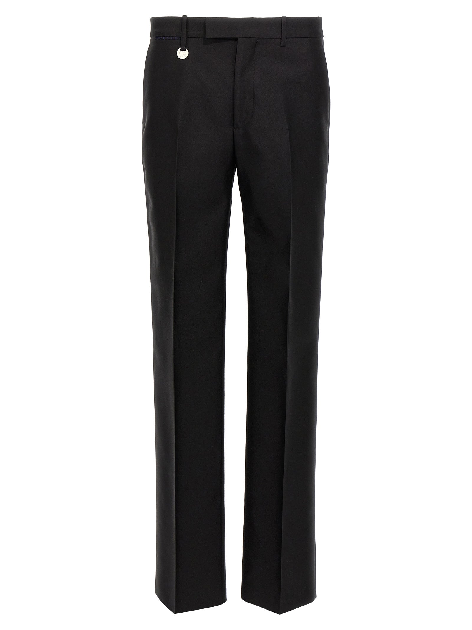 Burberry Schwarze Hose aus reiner Schurwolle