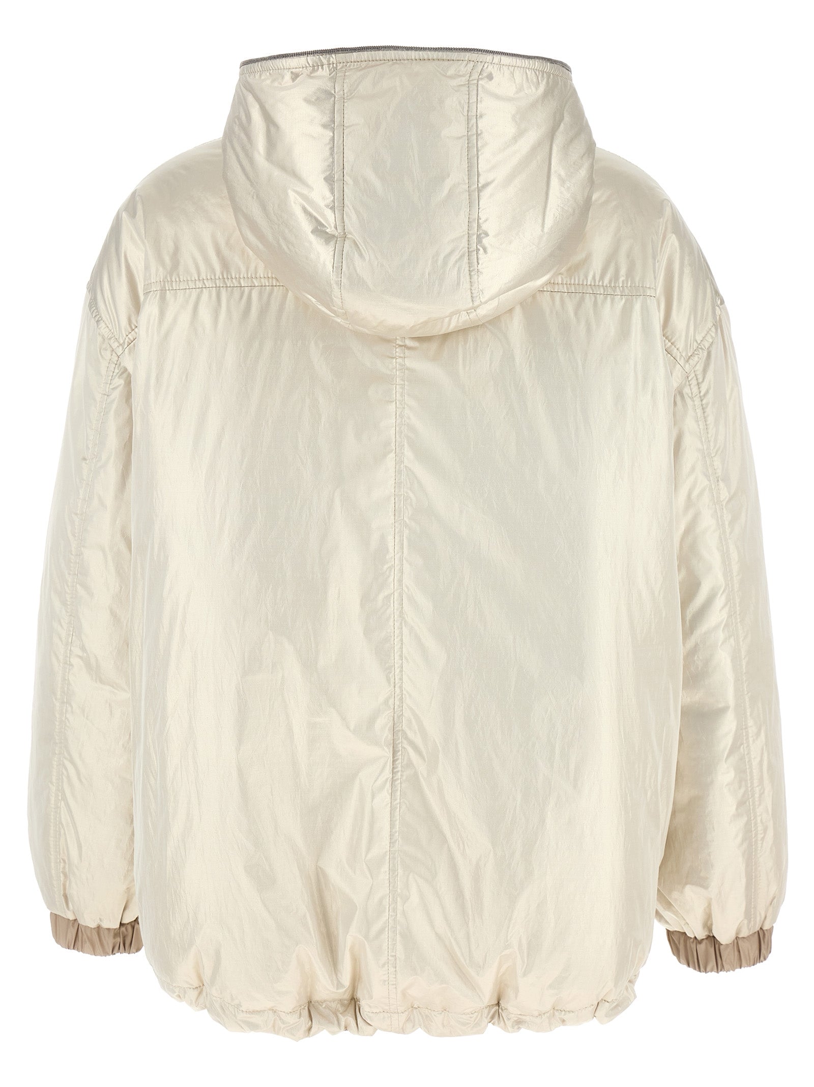 Brunello Cucinelli Beiger Wollmantel