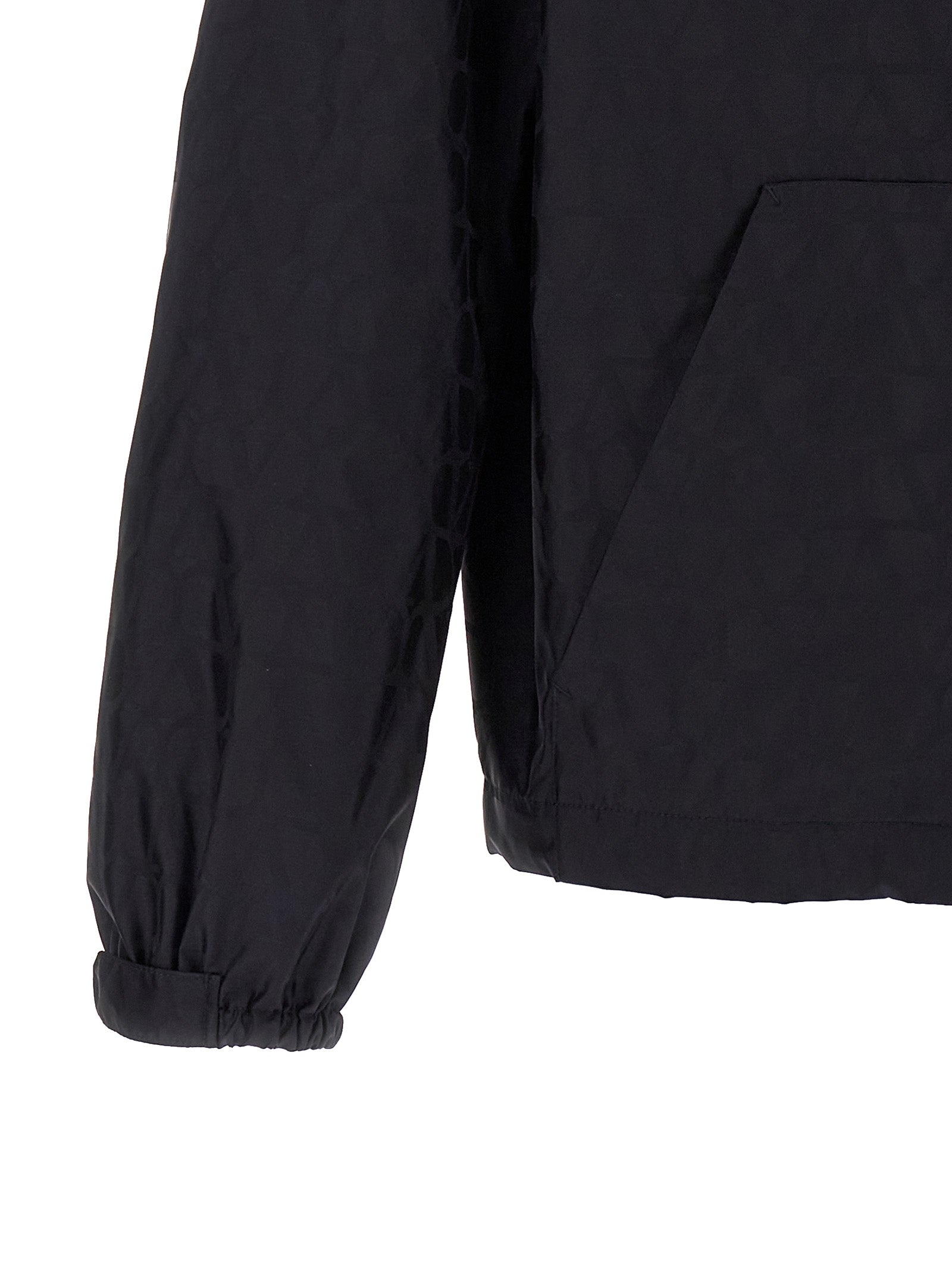 Valentino Garavani Blaue Shell-Jacke aus Polyamid