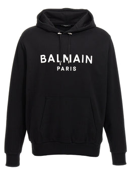 Balmain Zweifarbiger Baumwollpullover