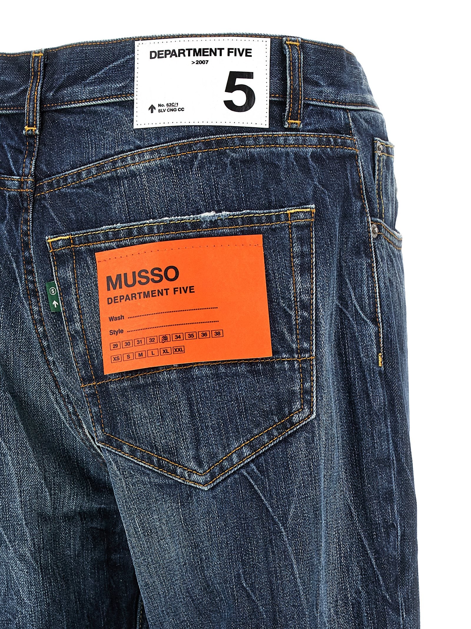Department 5 Blaue Baumwolljeans Denim