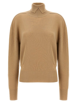 Burberry Beige Wollstrickjacke