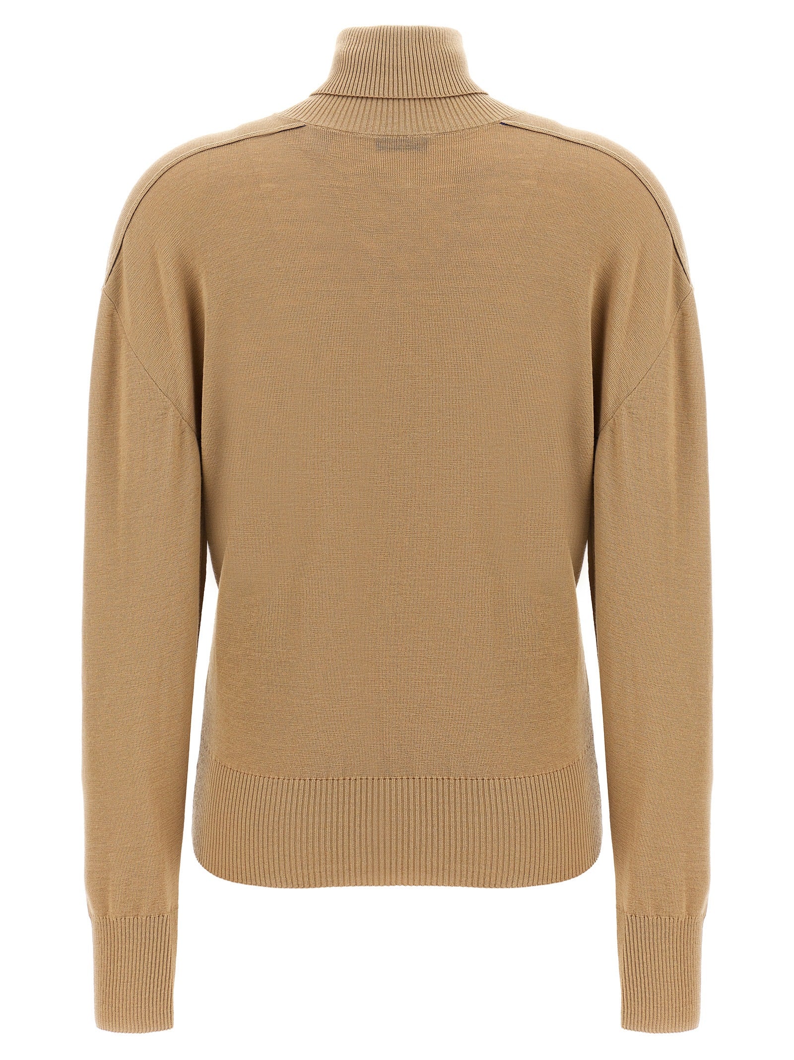Burberry Beige Wollstrickjacke