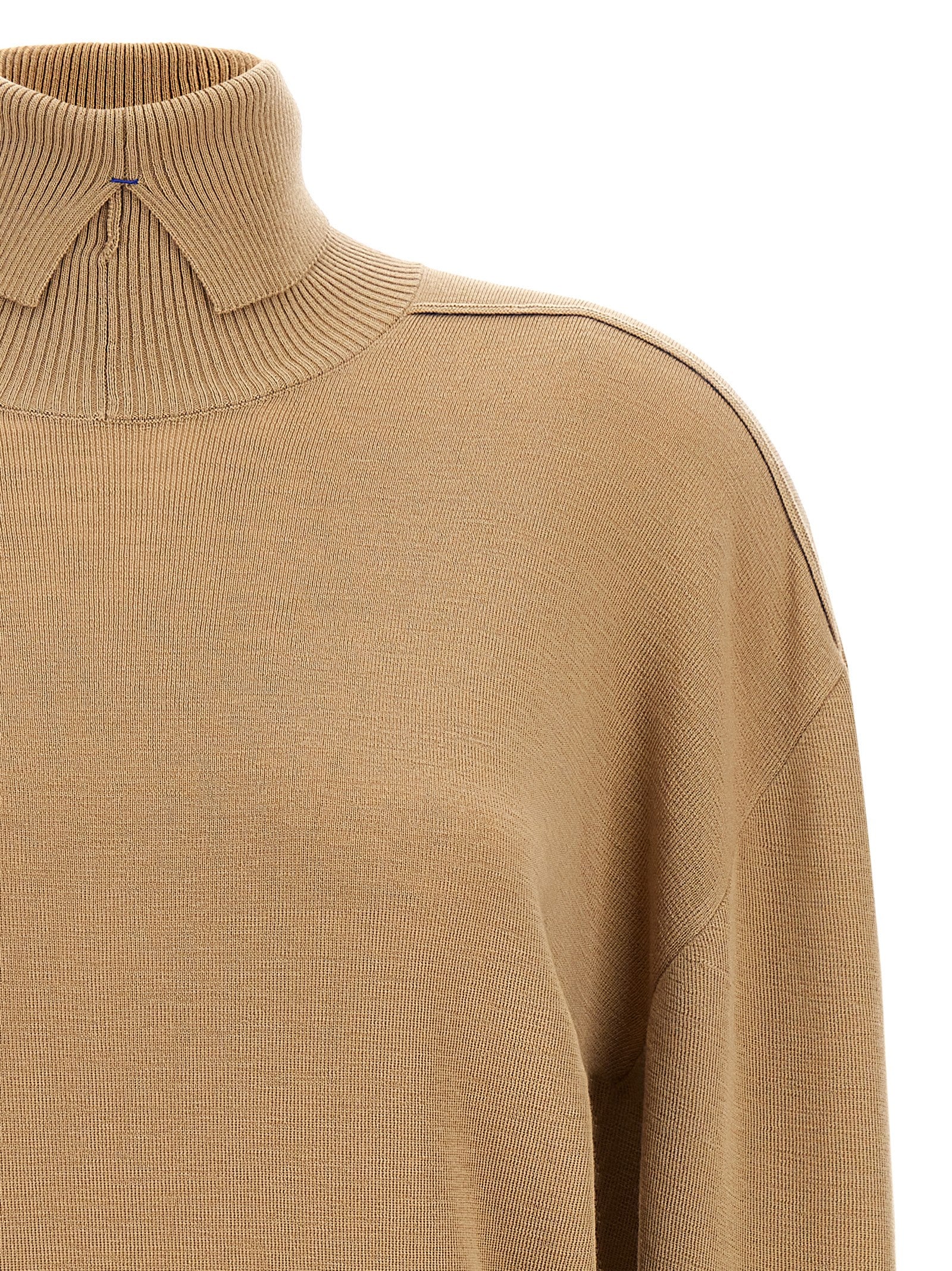 Burberry Beige Wollstrickjacke