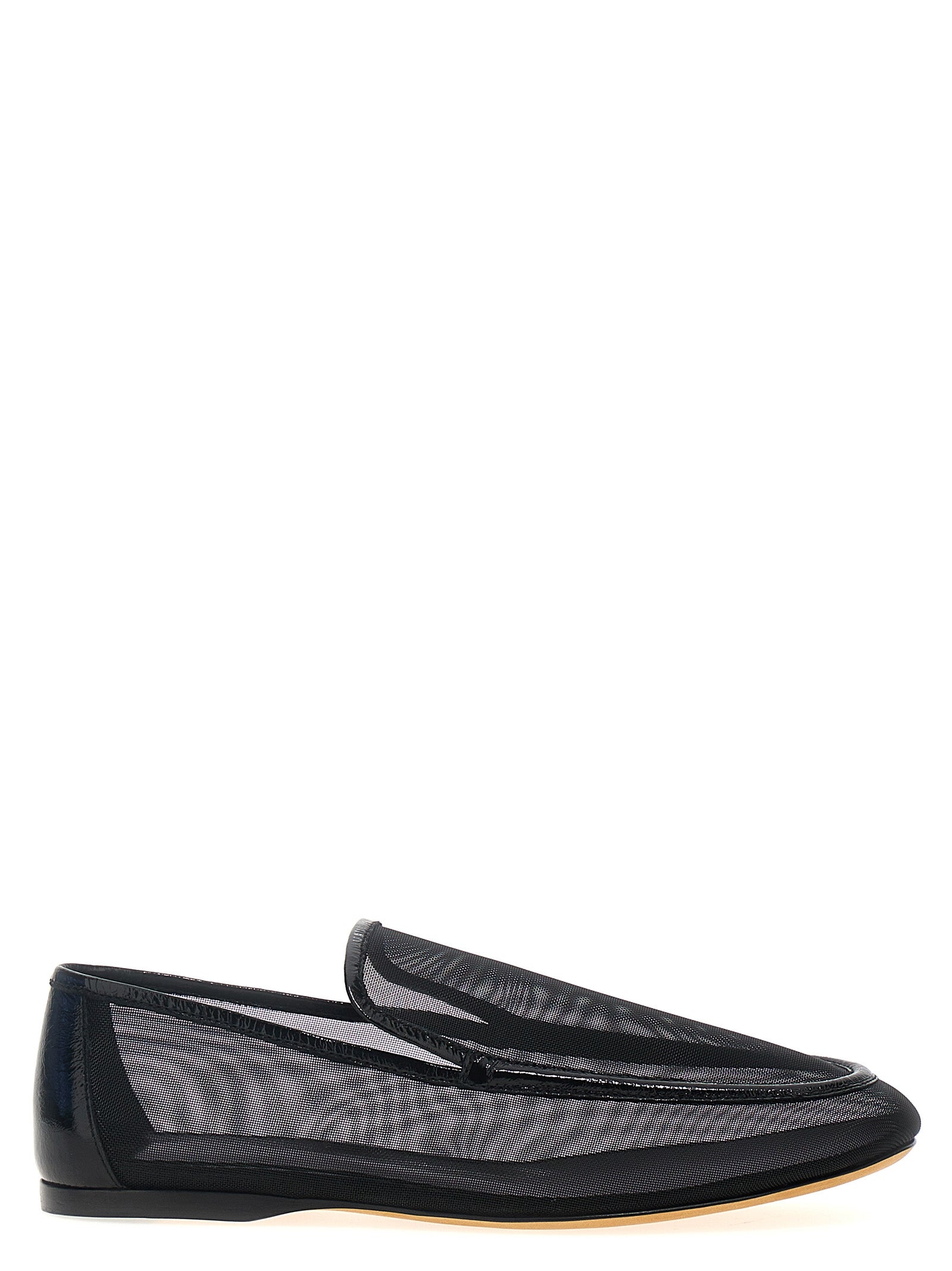 Khaite Schwarze Loafer aus Polyamid zum Hineinschlüpfen