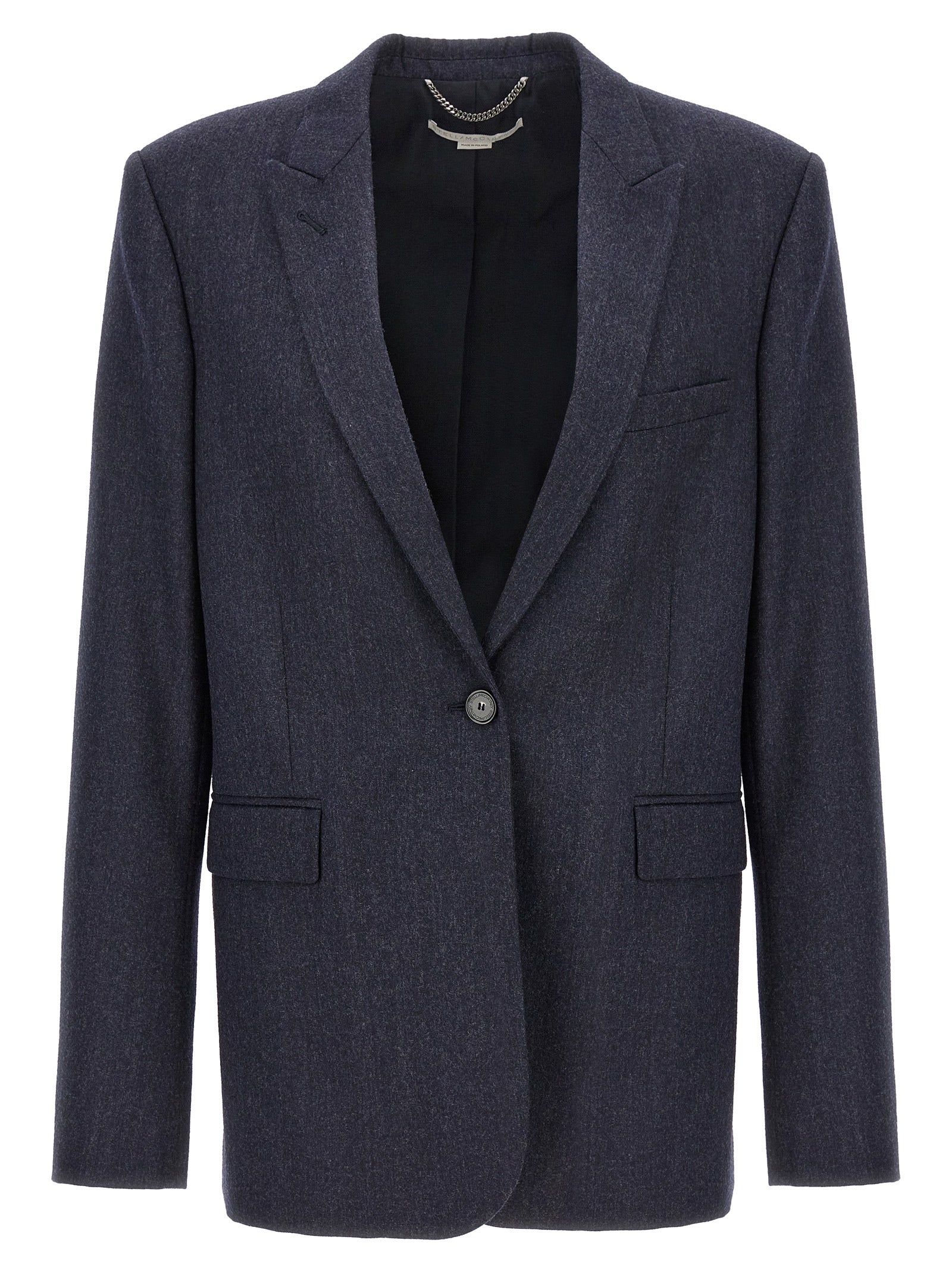 Stella McCartney Blauer Viskose-Blazer