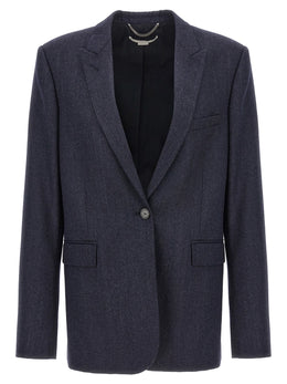 Stella McCartney Blauer Viskose-Blazer