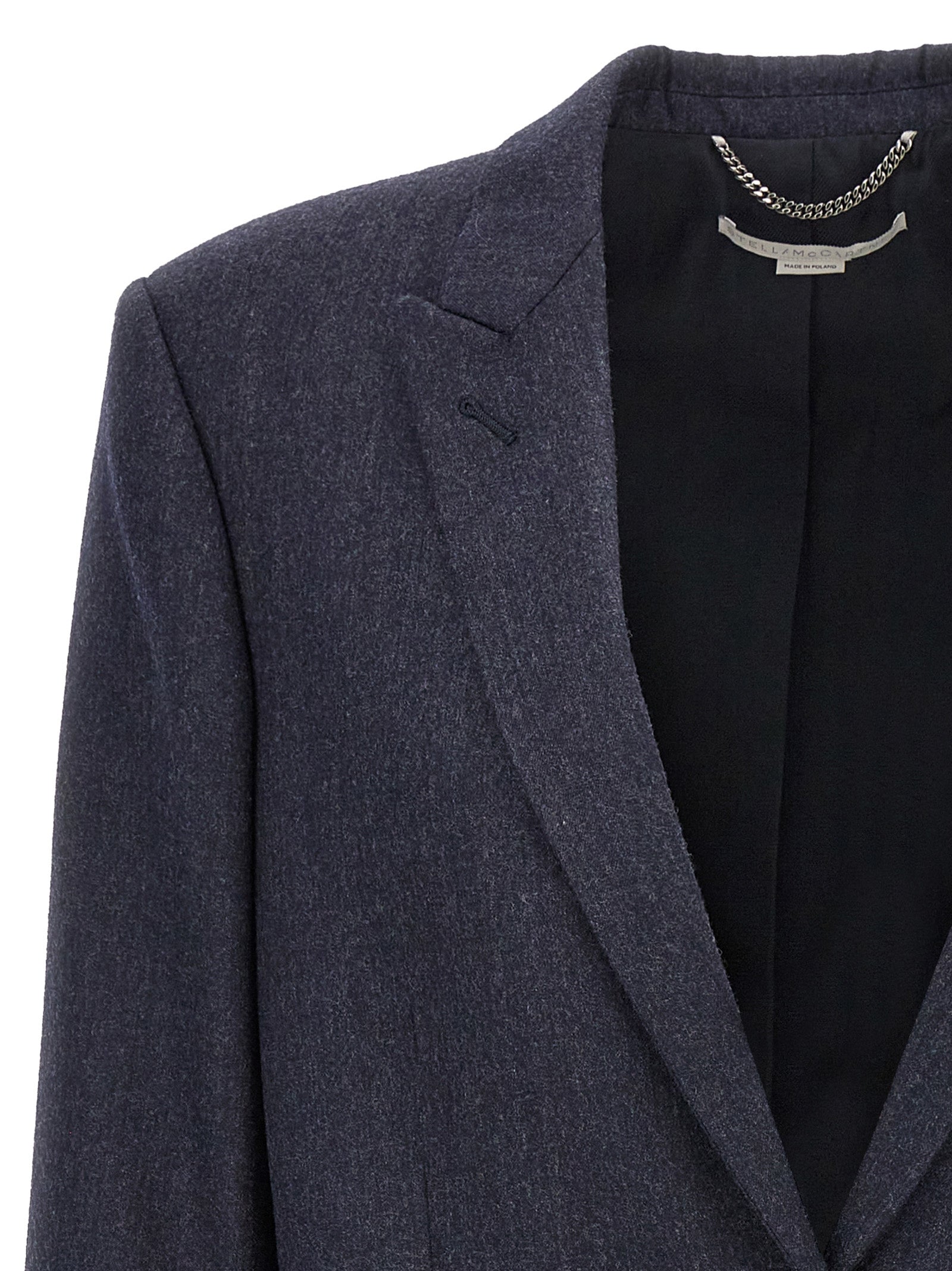 Stella McCartney Blauer Viskose-Blazer