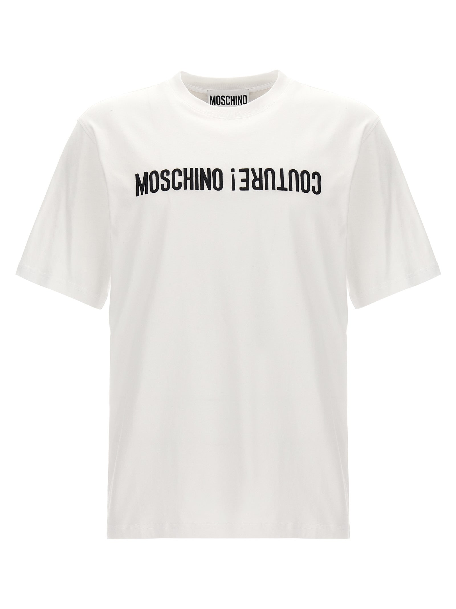 Moschino Bicolor Cotton T-Shirt