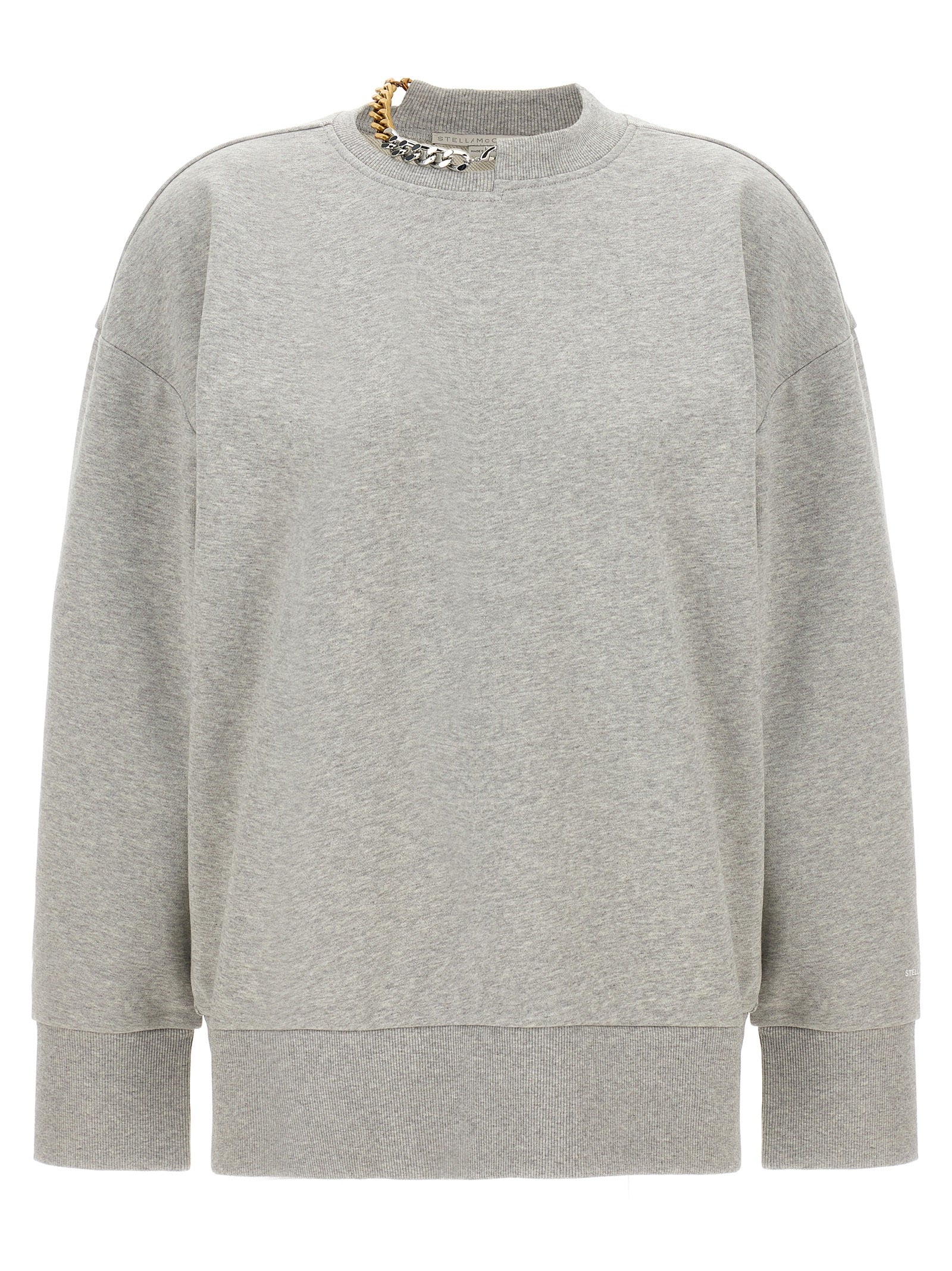 Stella McCartney Grauer Baumwollpullover