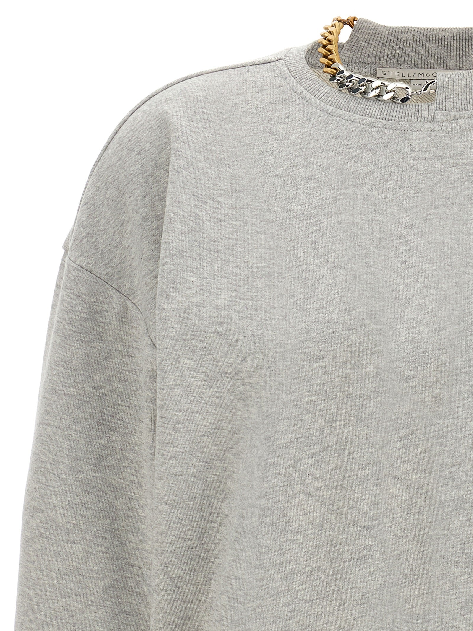 Stella McCartney Grauer Baumwollpullover