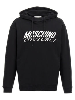 Moschino Zweifarbiger Baumwollpullover