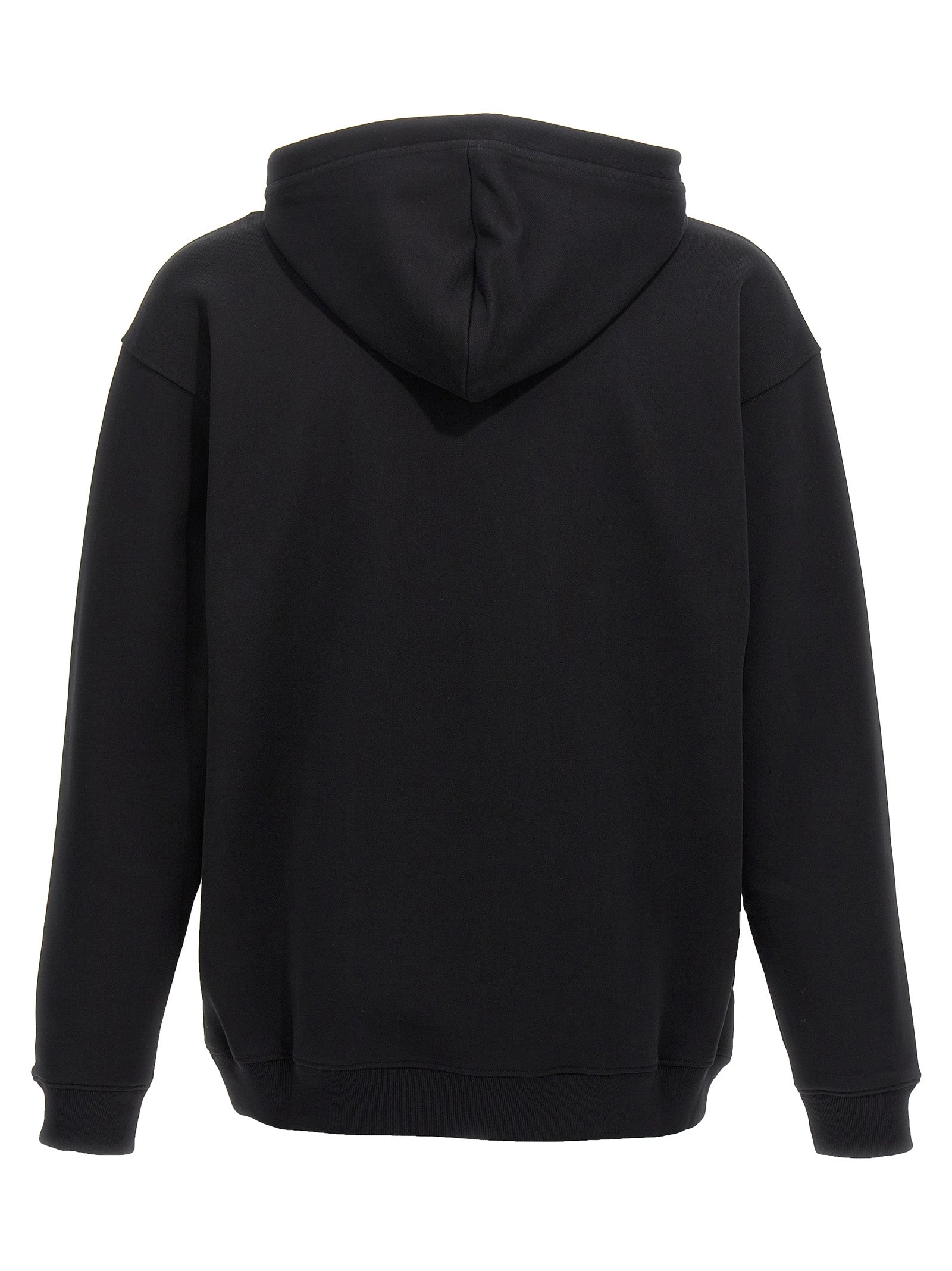 Moschino Zweifarbiger Baumwollpullover