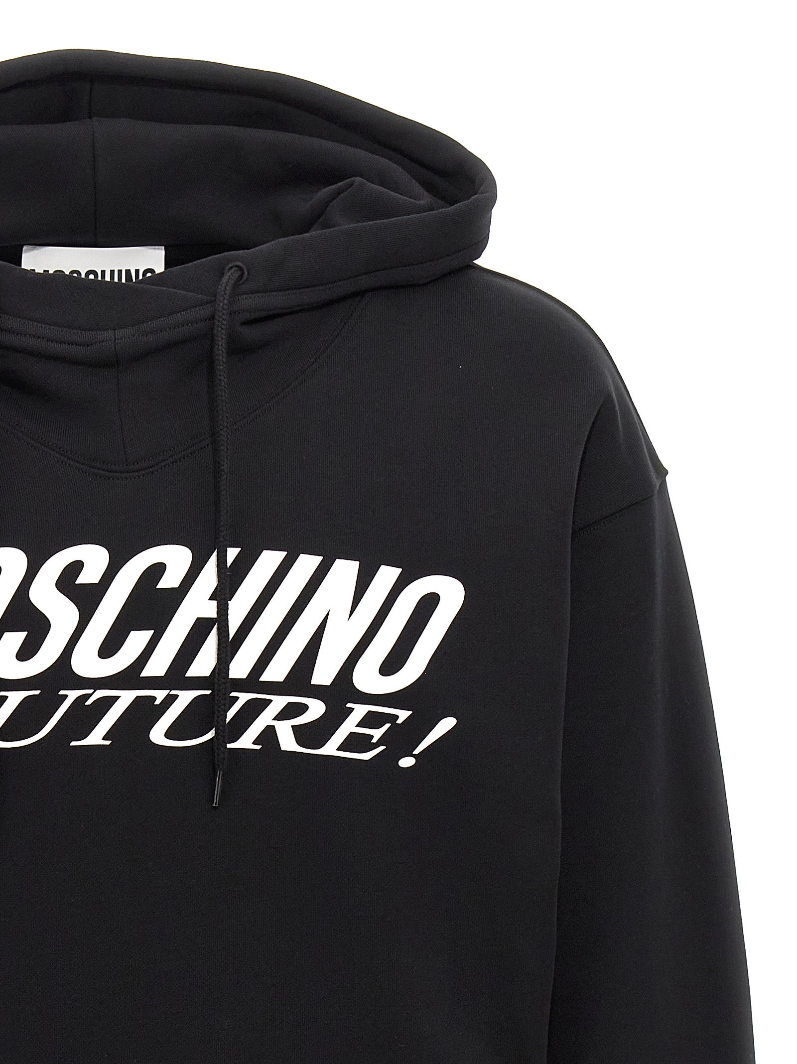 Moschino Zweifarbiger Baumwollpullover