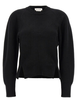 Alexander McQueen Schwarzer Wollcardigan