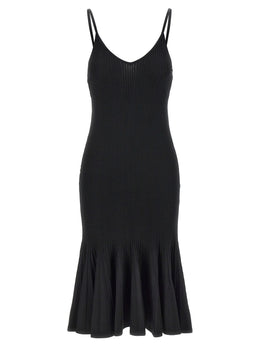 Khaite Schwarzes Midikleid aus Viskose