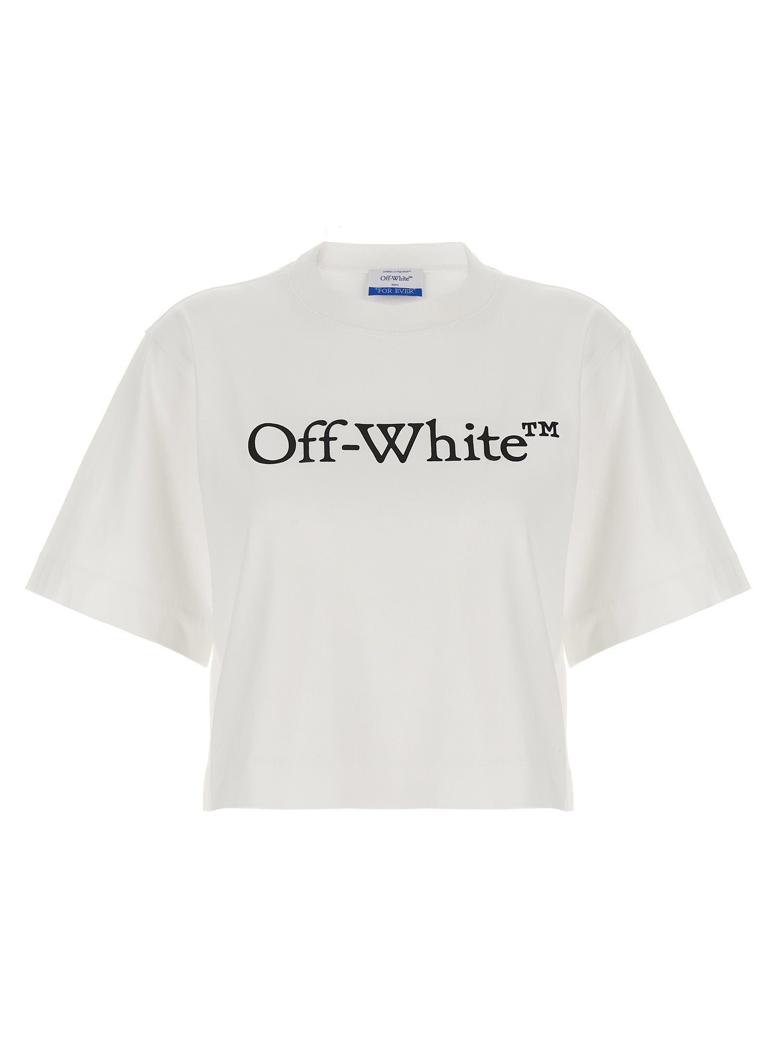 Off-White Weißes Baumwoll-T-Shirt