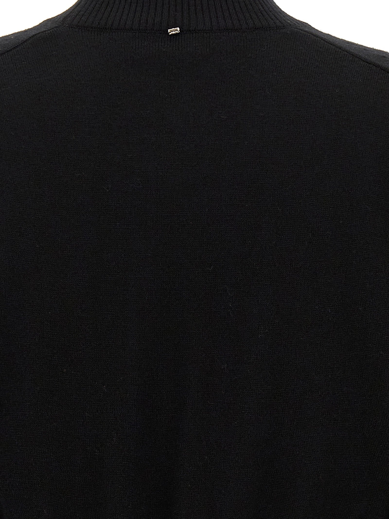 Sportmax Schwarzer Cardigan aus Schurwolle
