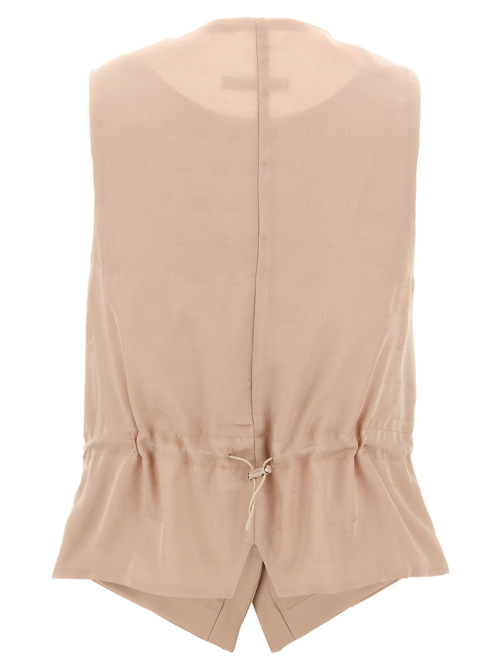 Max Mara Ärmellose Jacke aus mehrfarbigem Acetat