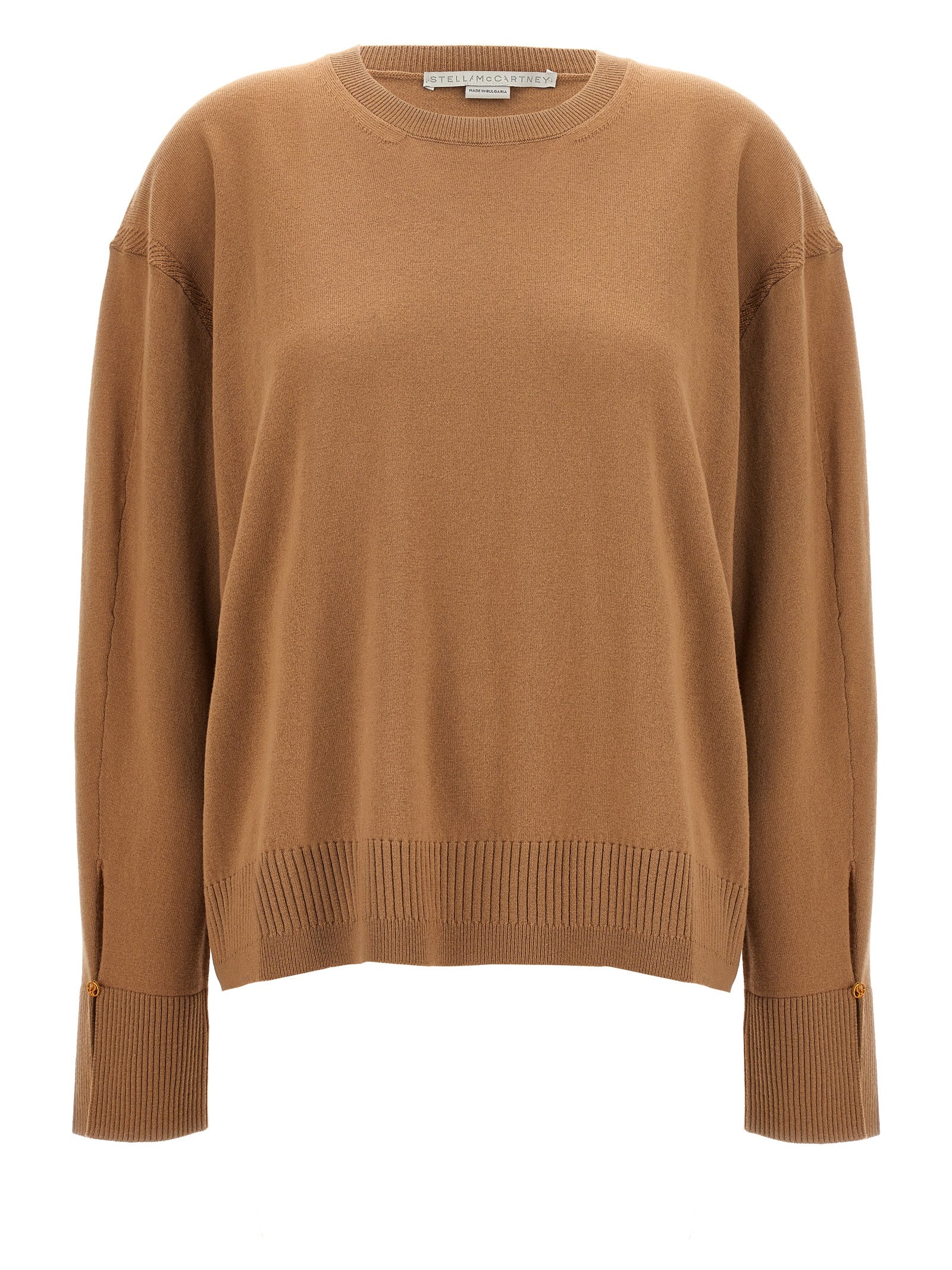 Stella McCartney Beige Wollstrickjacke