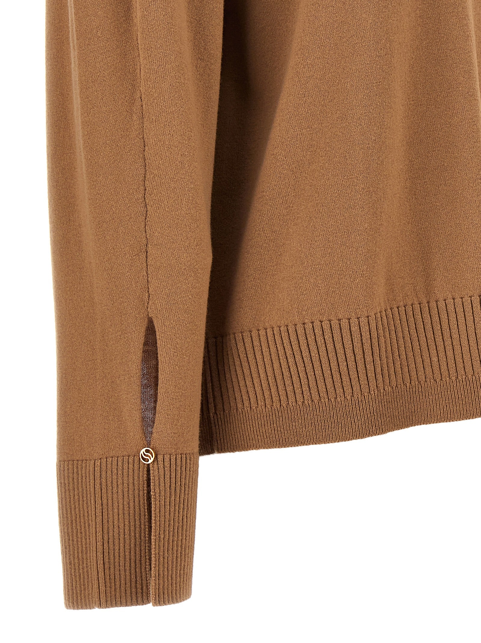 Stella McCartney Beige Wollstrickjacke