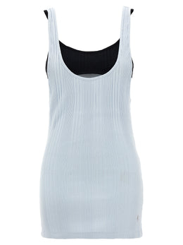 The Attico Blaue Baumwoll-Tanktops