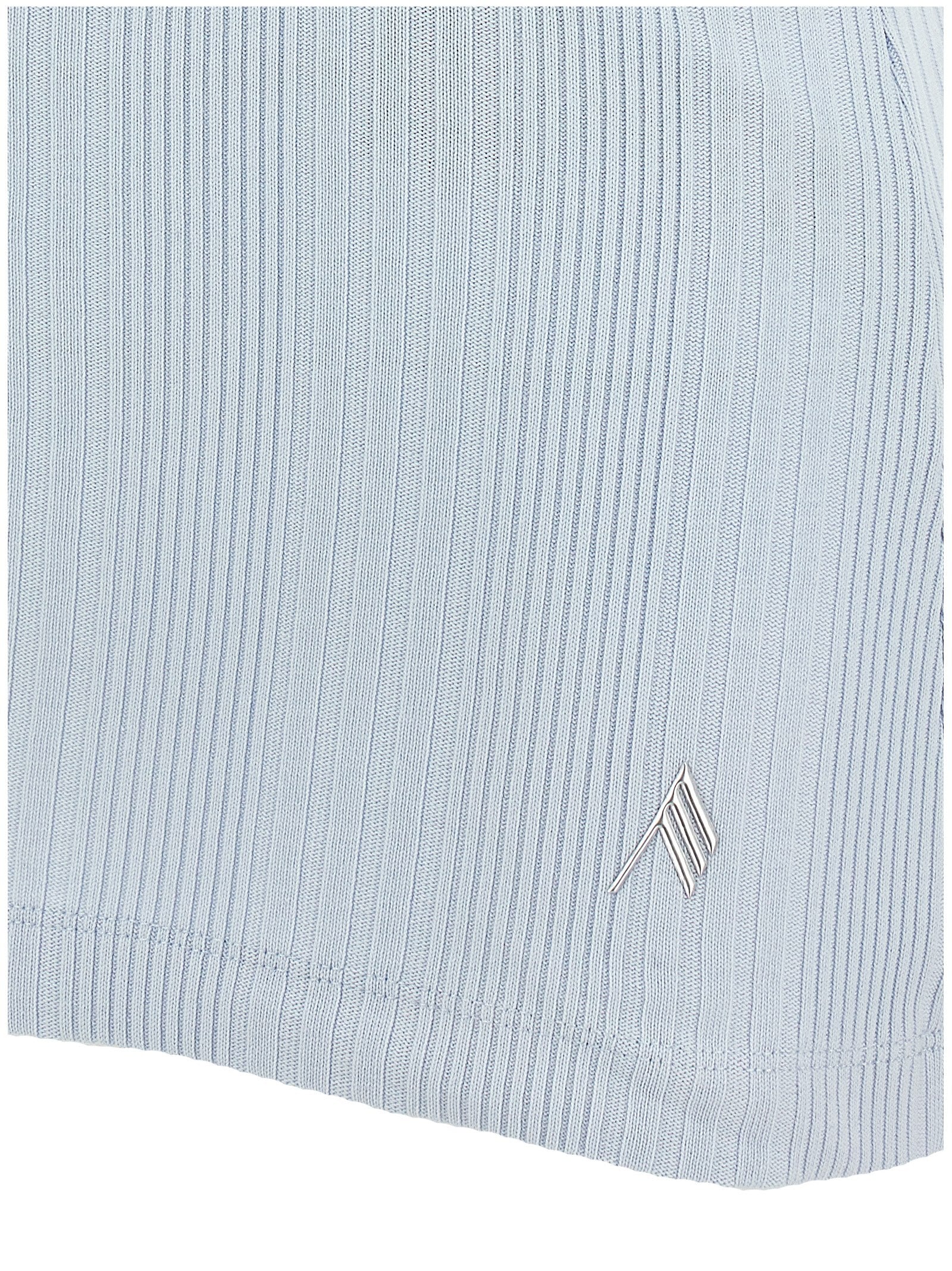 The Attico Blaue Baumwoll-Tanktops