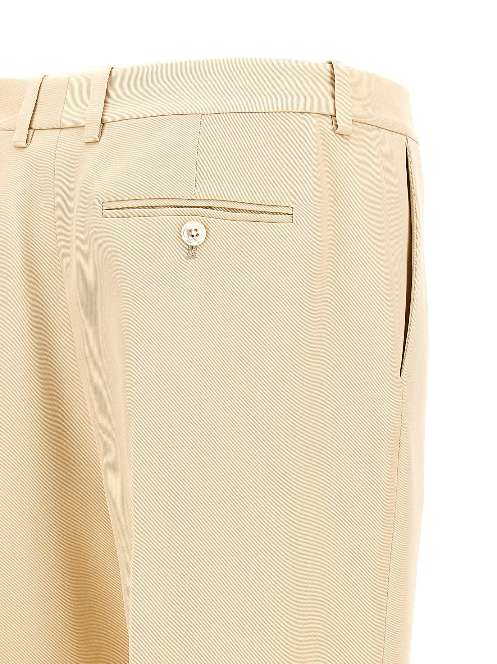 Tom Ford Beige Seiden-Anzughose