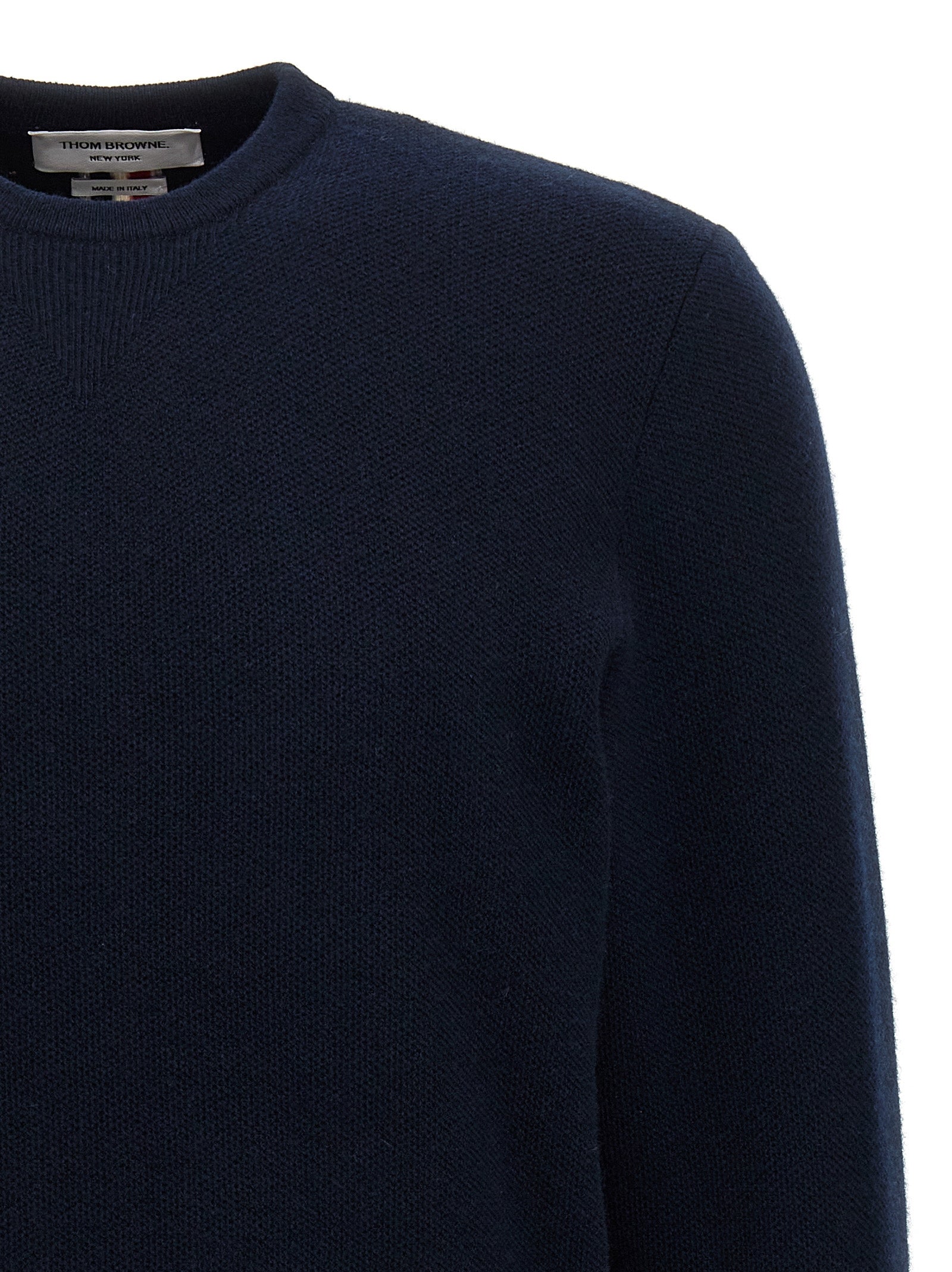 Thom Browne Blauer Cardigan aus Schurwolle