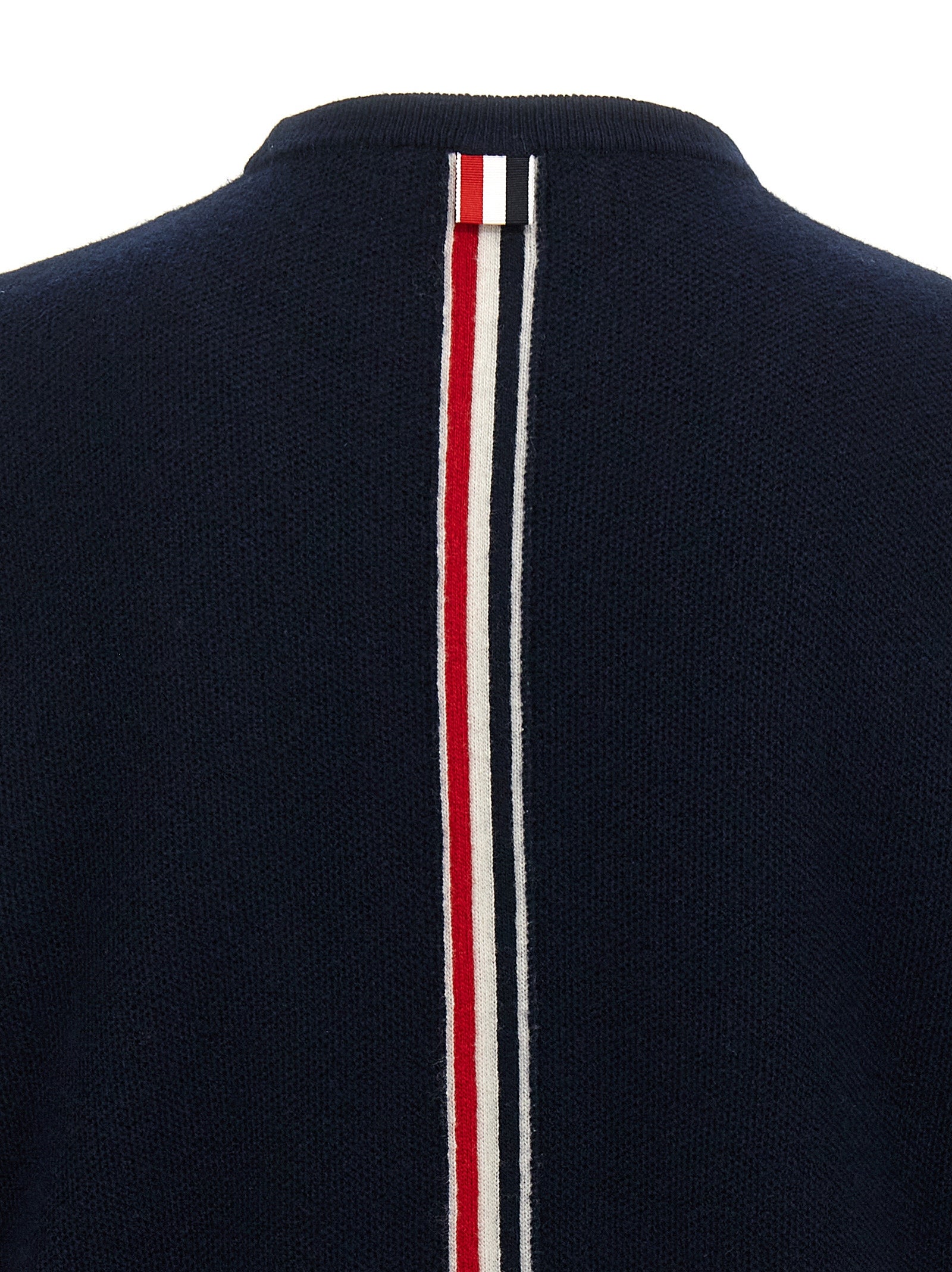 Thom Browne Blauer Cardigan aus Schurwolle