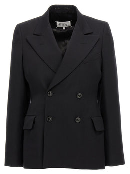 Maison Margiela Schwarzer Wollblazer