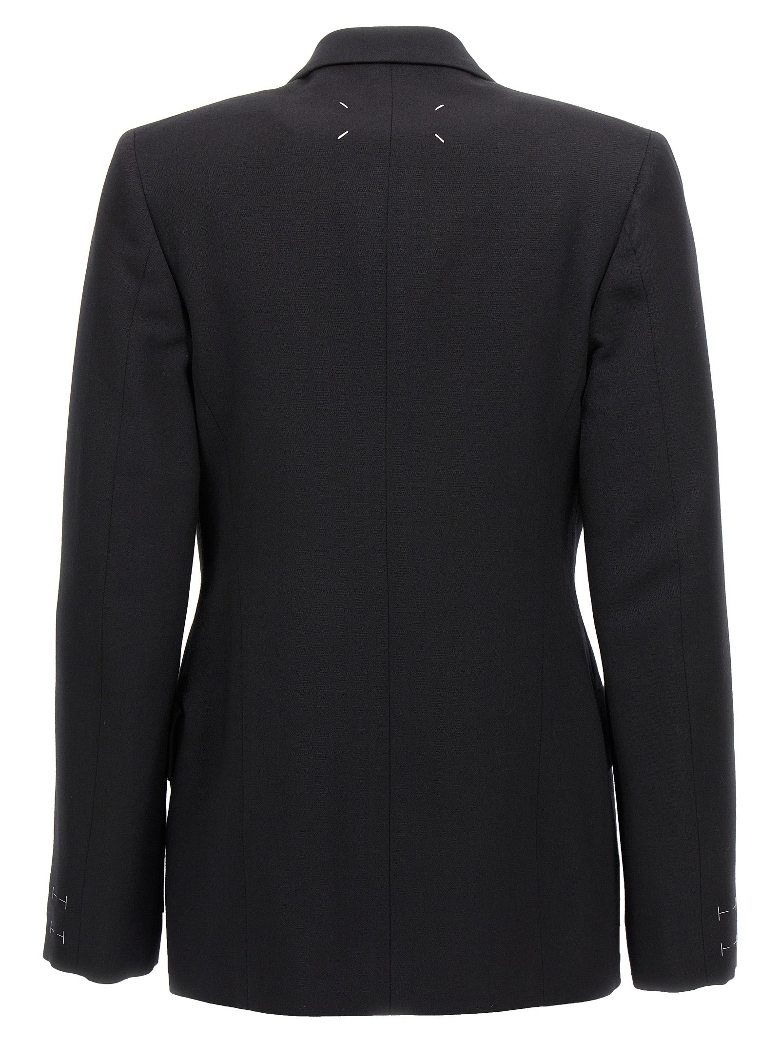 Maison Margiela Schwarzer Wollblazer
