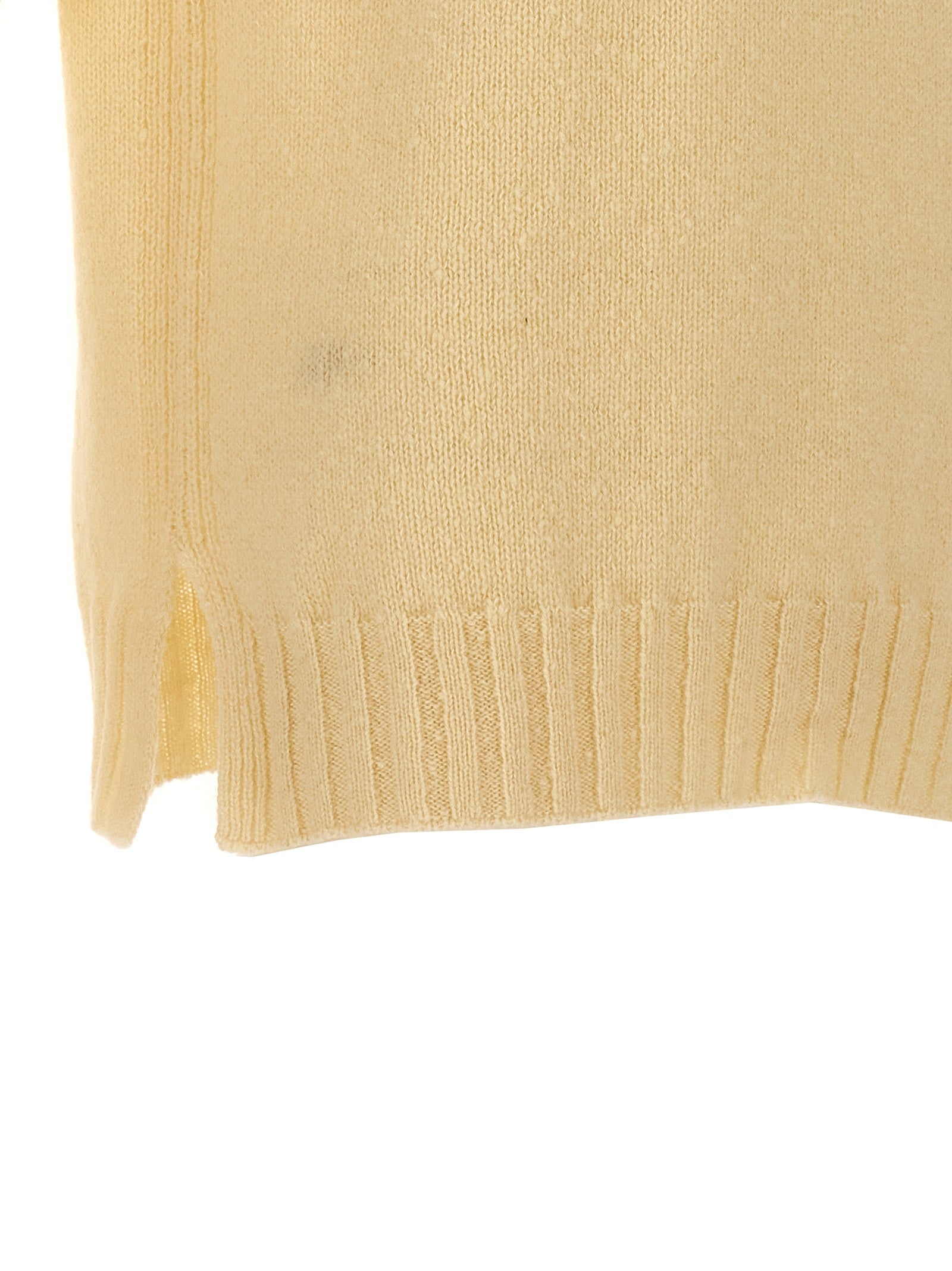 Jil Sander Beige Wollstrickjacke