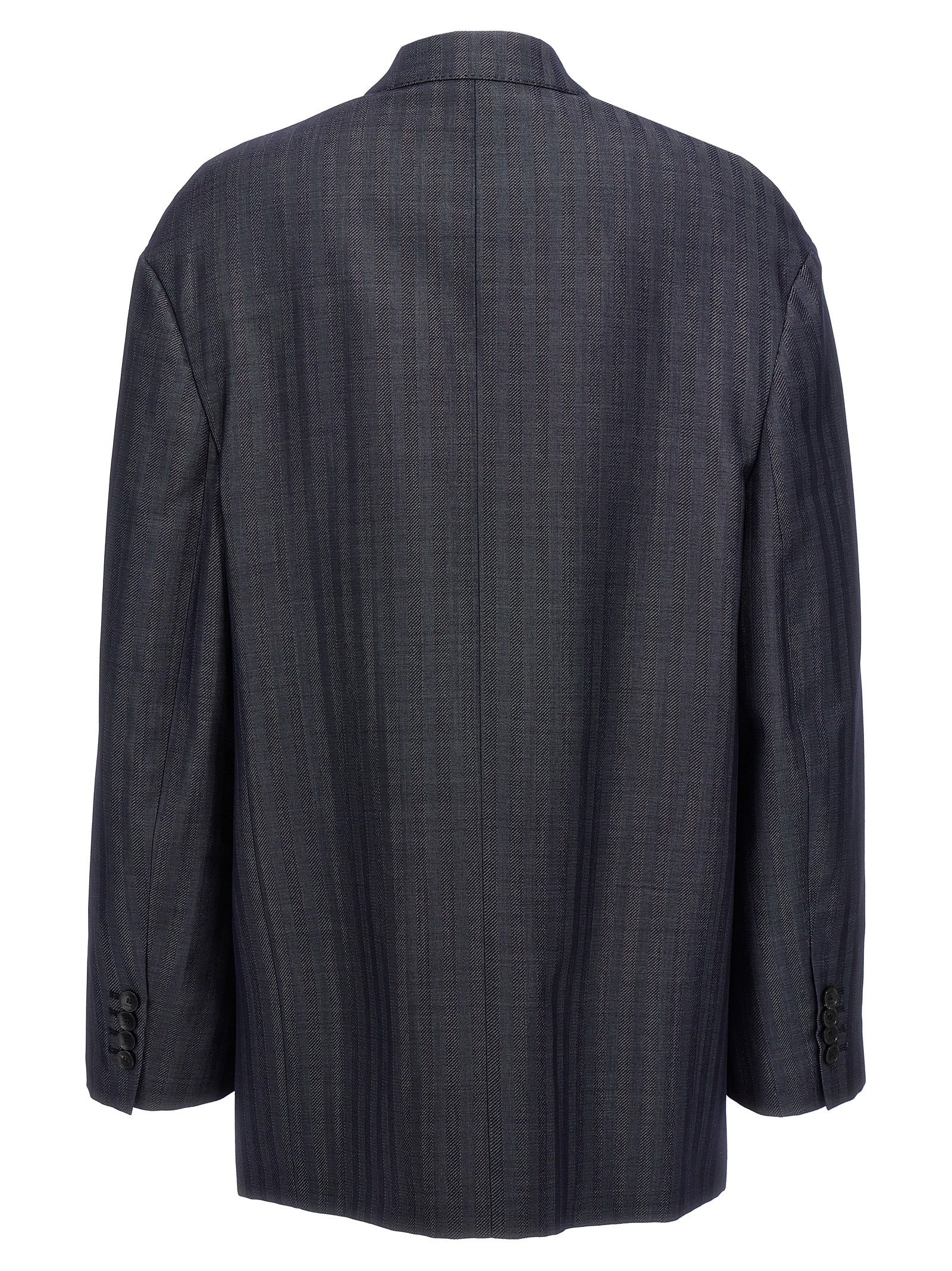 Etro Blauer Wollblazer