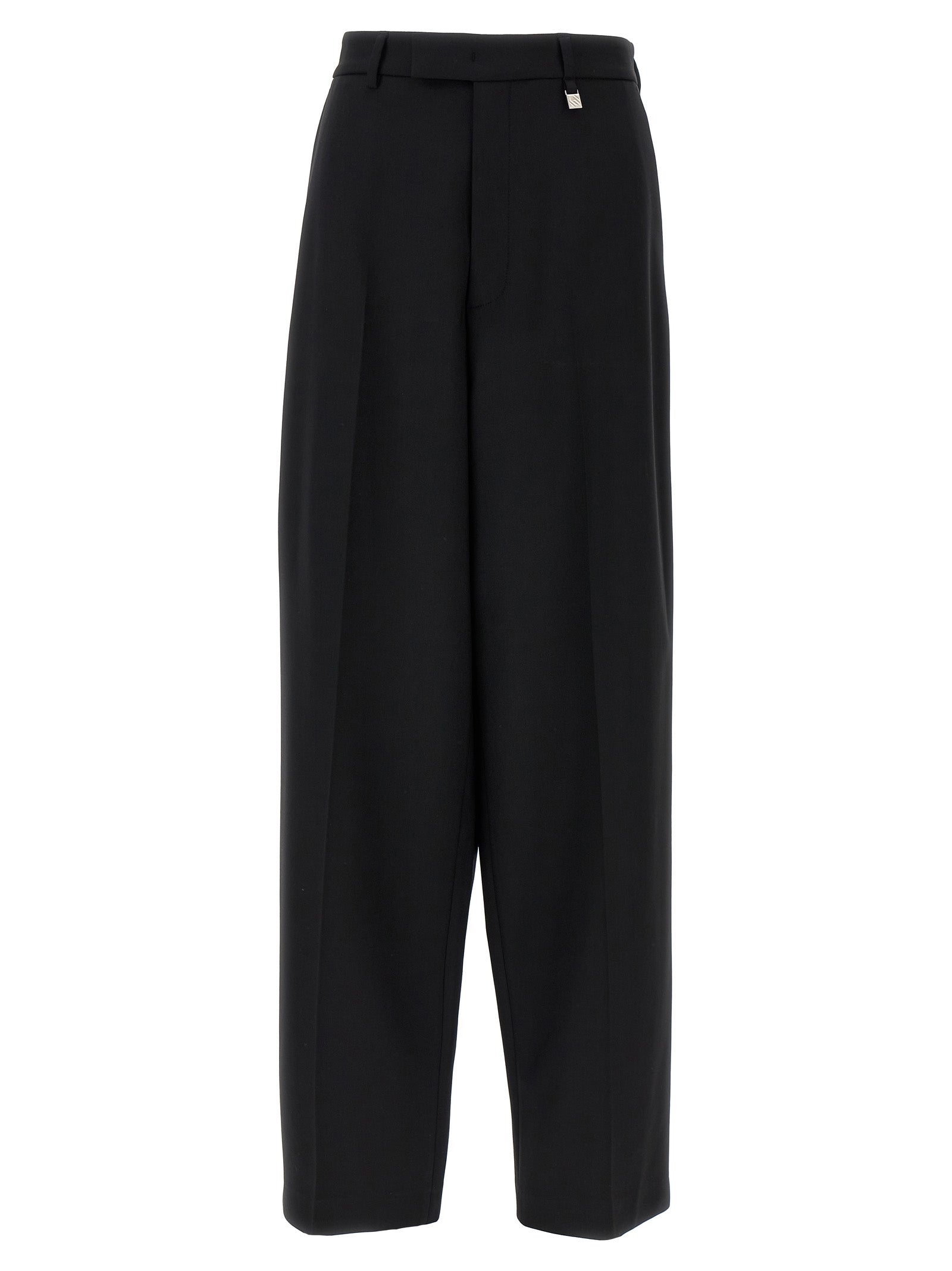 Giuseppe Di Morabito Schwarze Hose aus reiner Schurwolle
