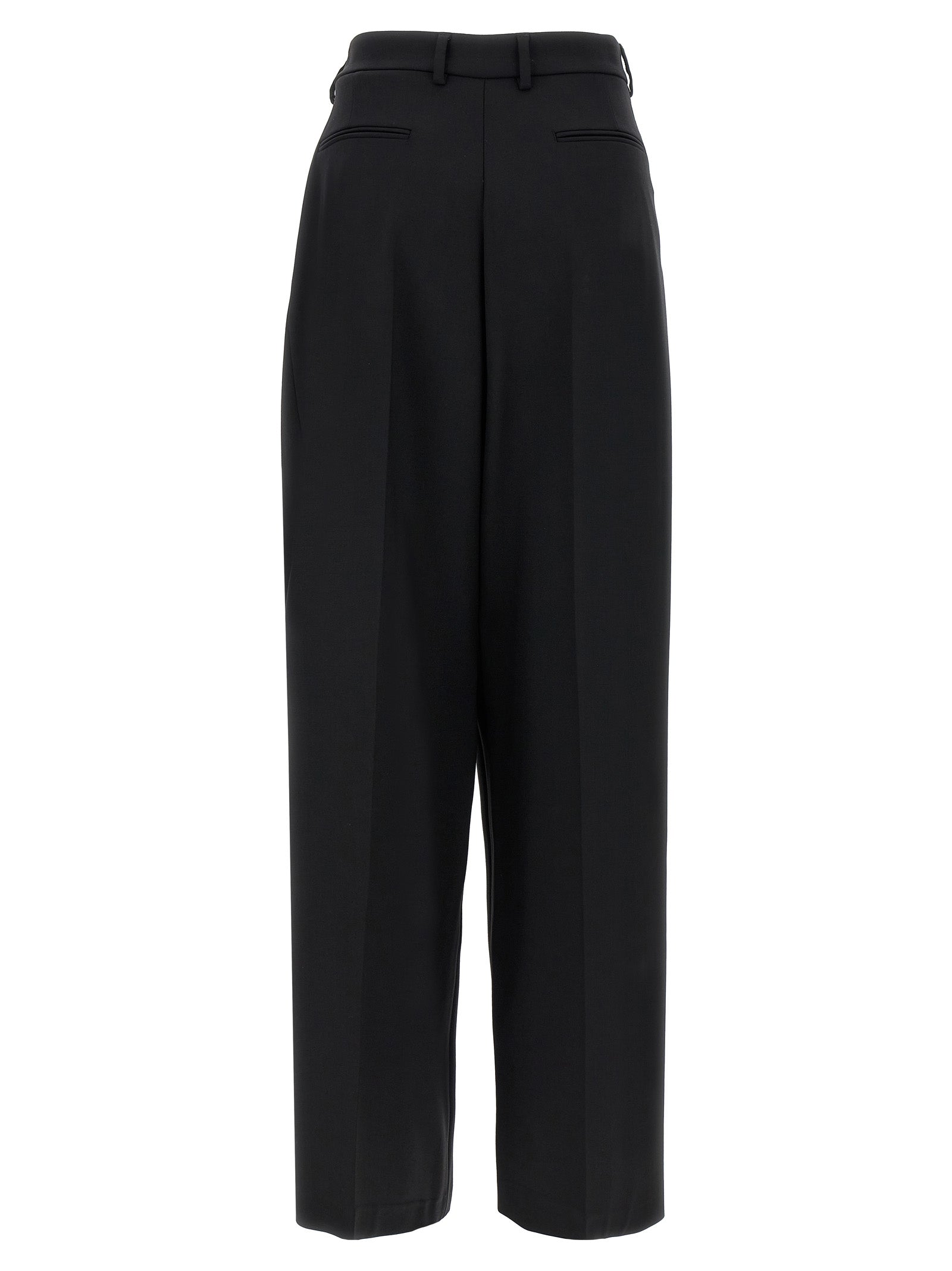 Giuseppe Di Morabito Schwarze Hose aus reiner Schurwolle