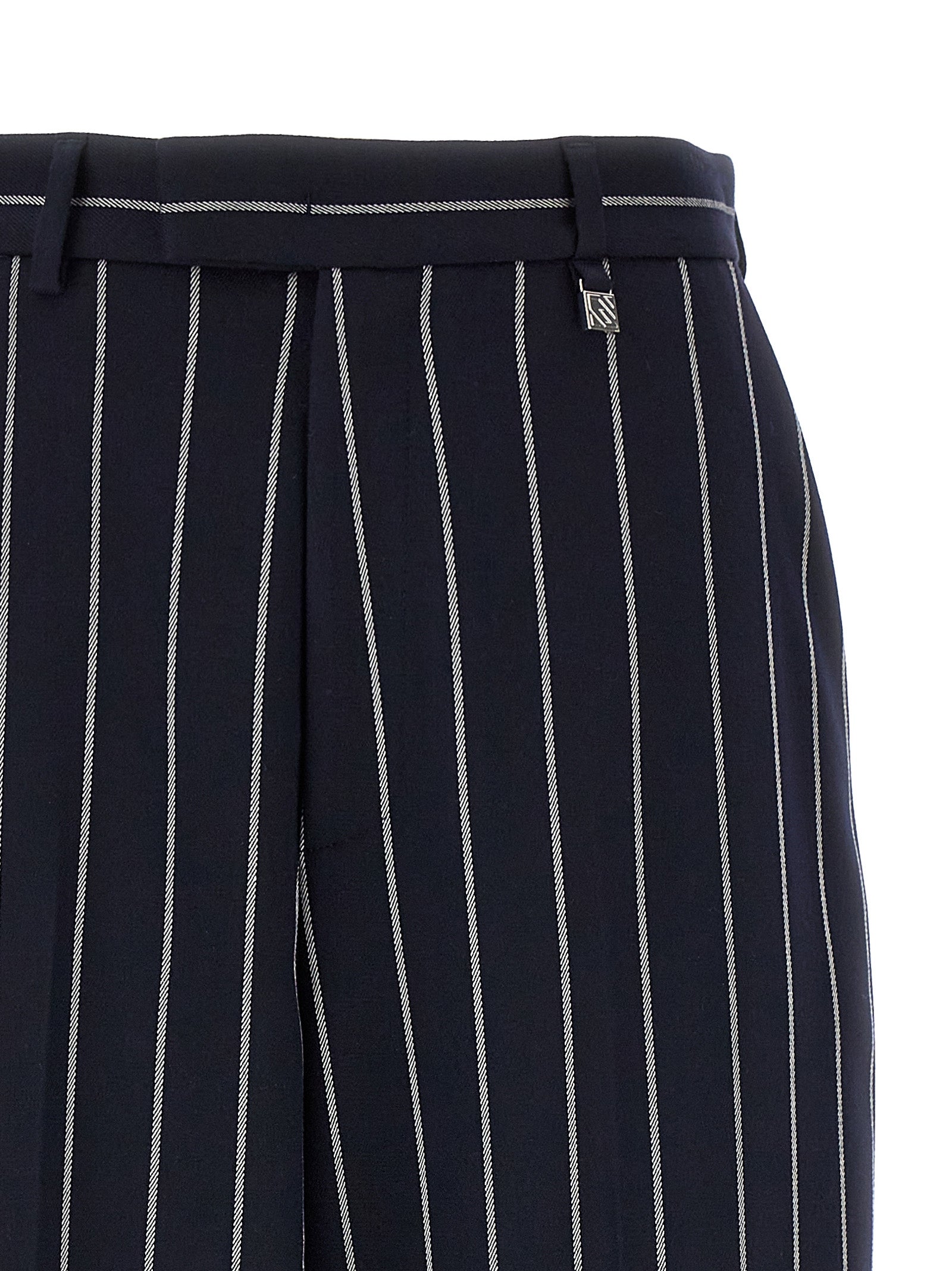 Giuseppe Di Morabito Blaue Freizeithose aus Polyester