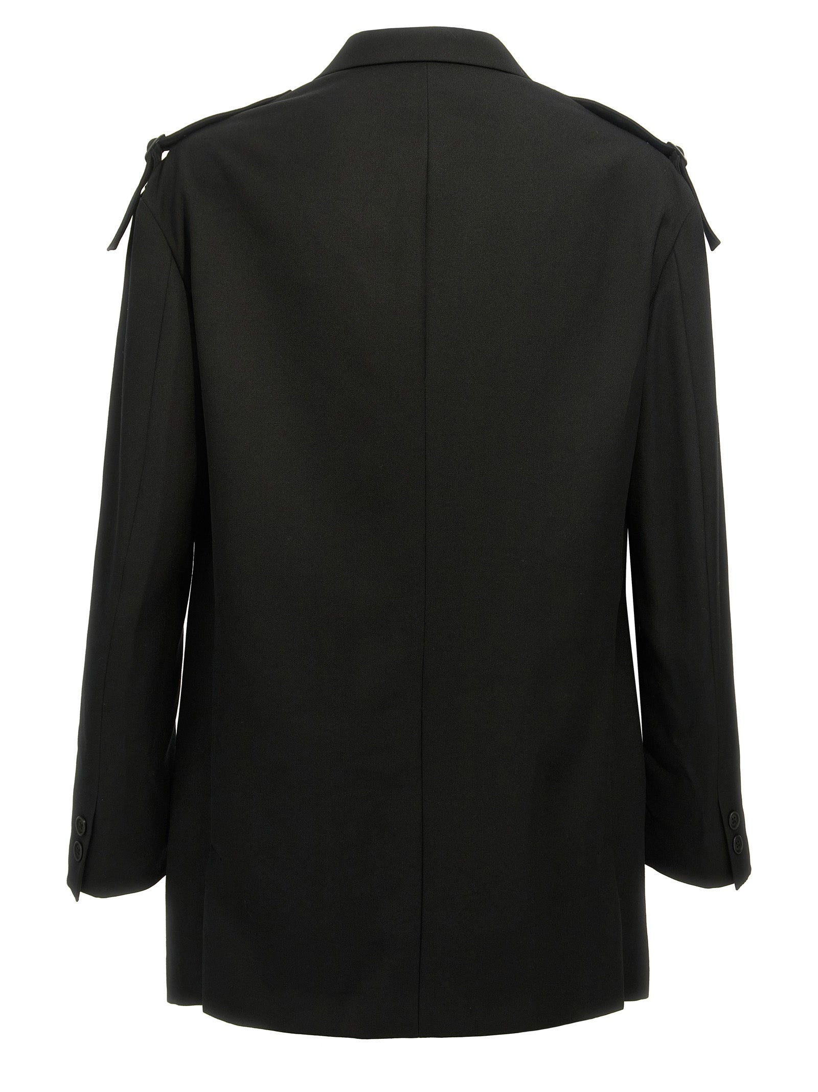 Yohji Yamamoto Schwarzer Wollblazer