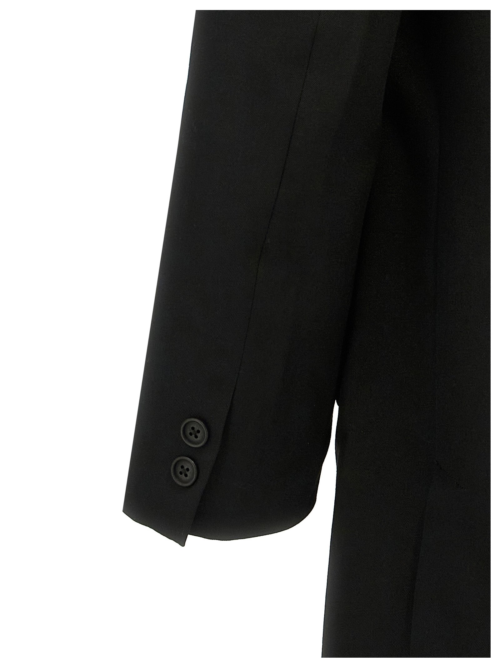 Yohji Yamamoto Schwarzer Wollblazer