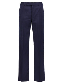 Givenchy Elegante blaue Woll-Hose