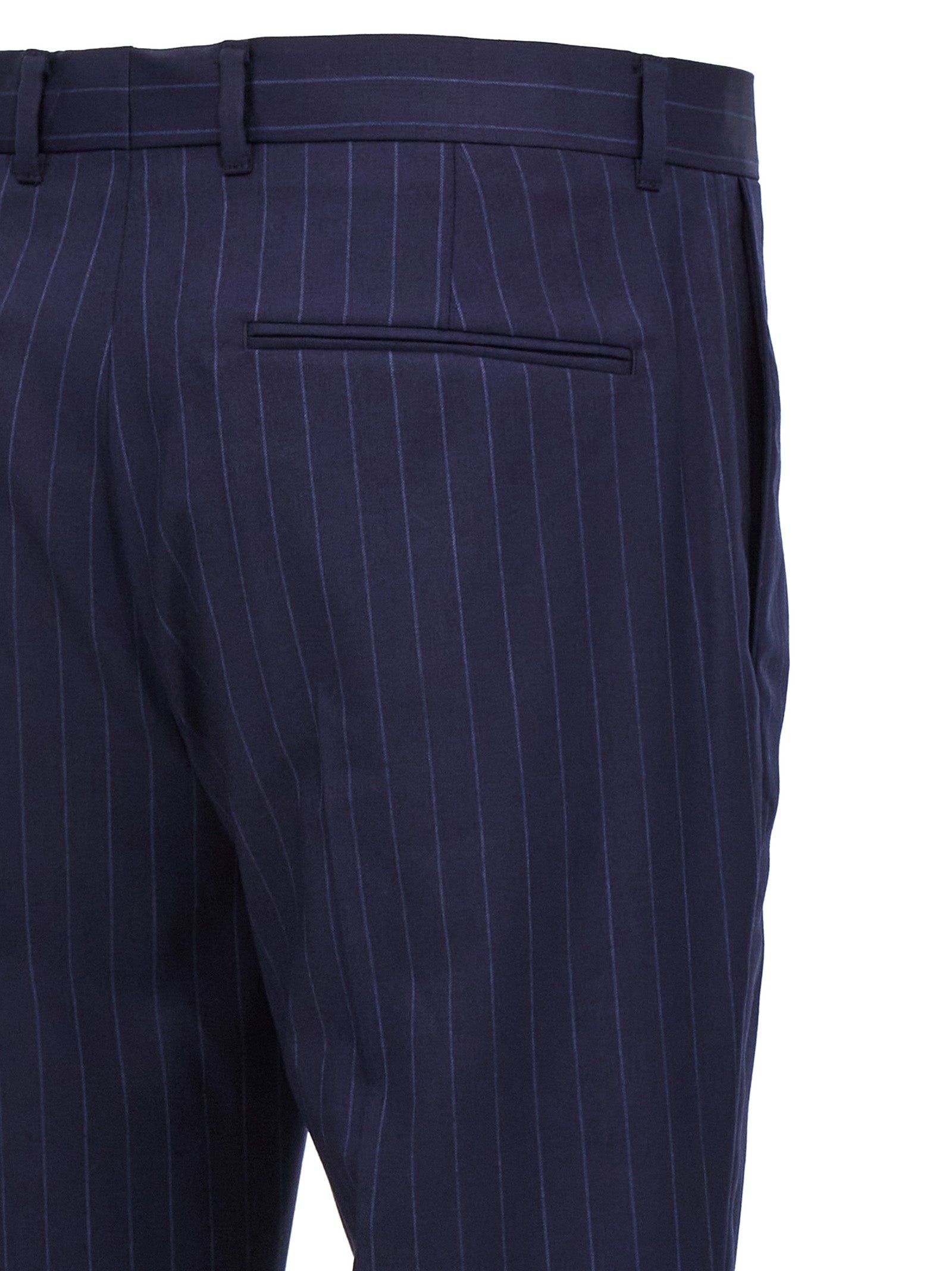 Givenchy Elegante blaue Woll-Hose