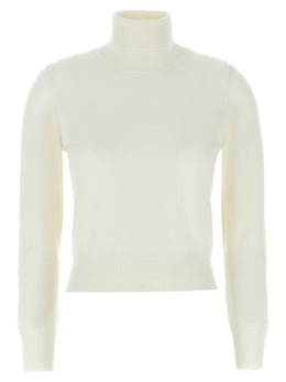 ANTONINO VALENTI Cardigan aus weißer Merinowolle