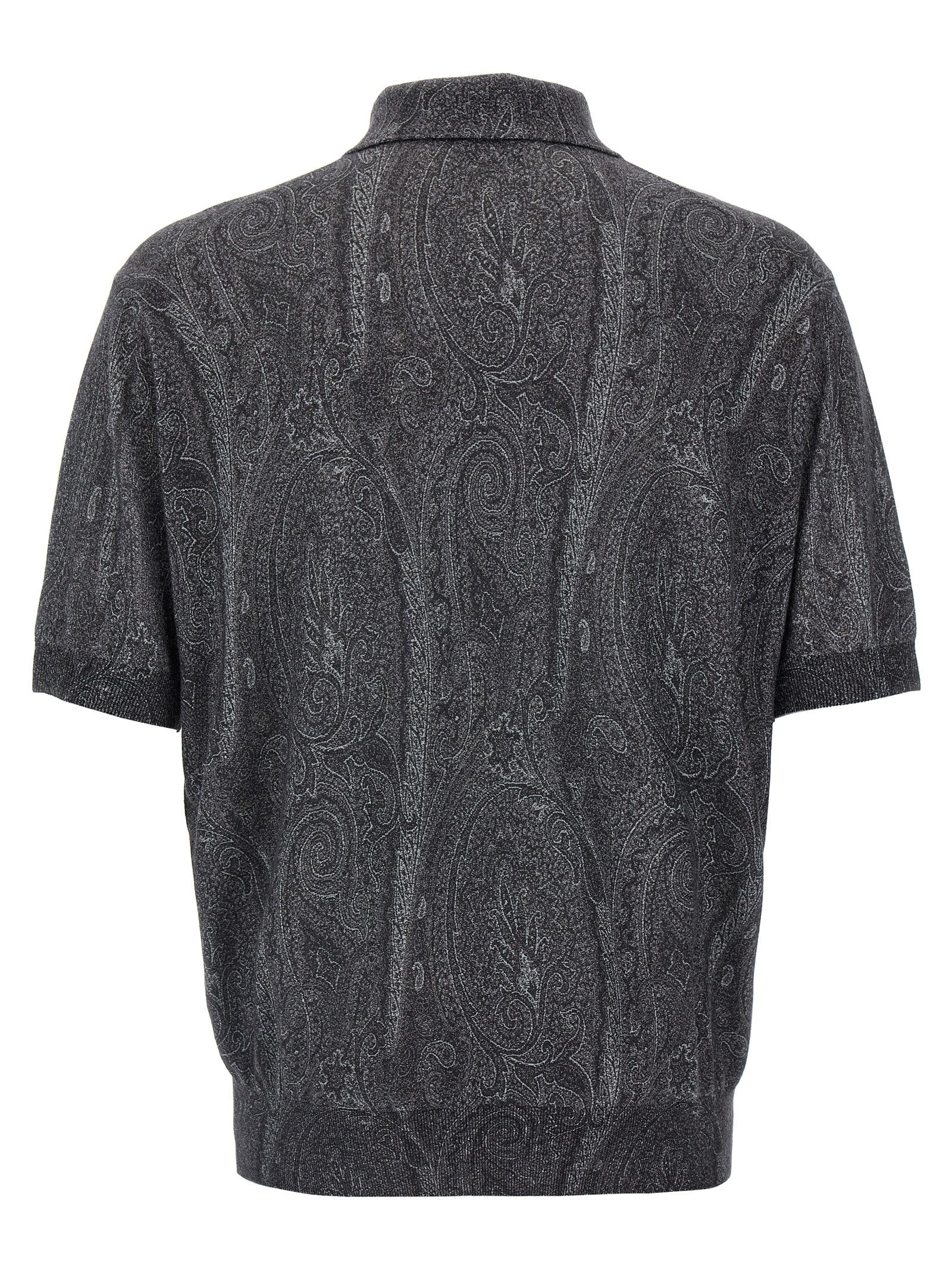 Etro Mehrfarbiges Poloshirt aus Seide