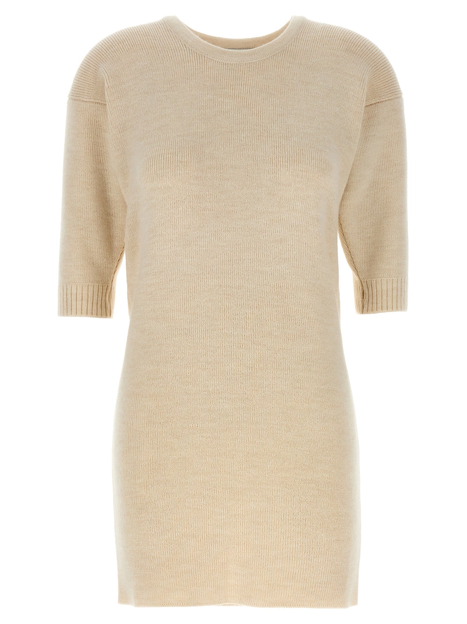 Lemaire Kurzes Kleid aus weißem Acetat
