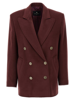 Etro Bordeaux Wollblazer
