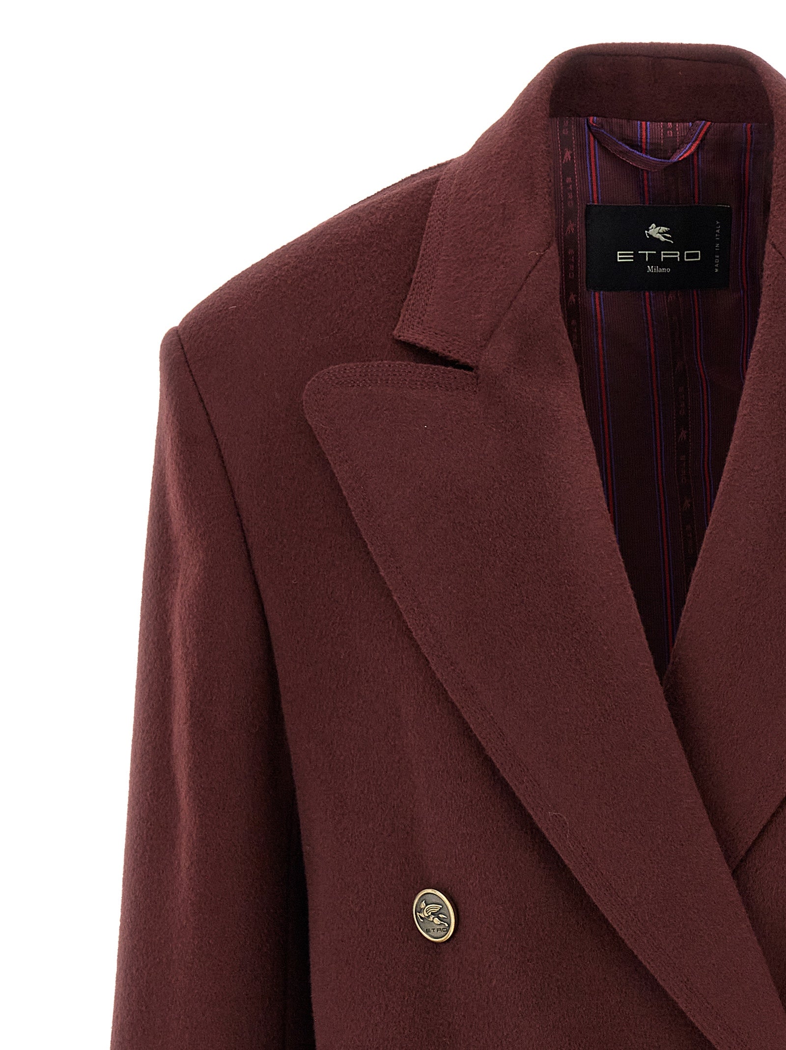Etro Bordeaux Wollblazer