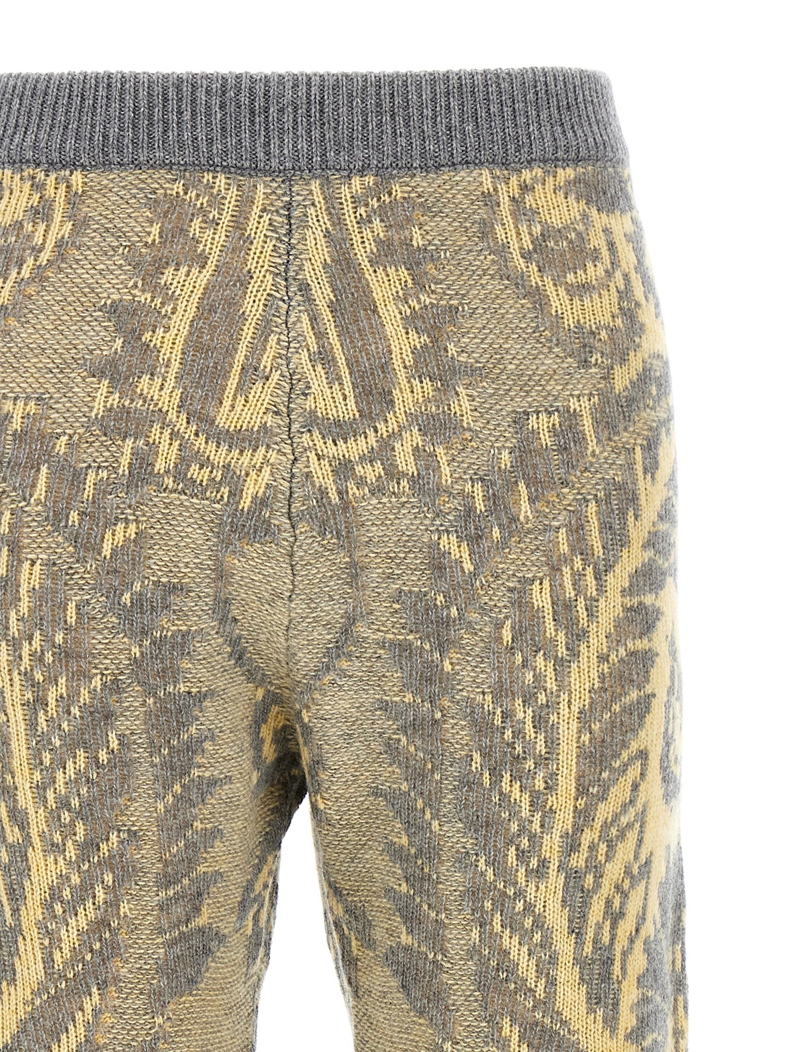 Etro Mehrfarbige Wollhose mit ausgestelltem Bein