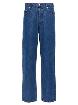 A.P.C. Blaue Jeans aus Baumwolle im geraden Schnitt
